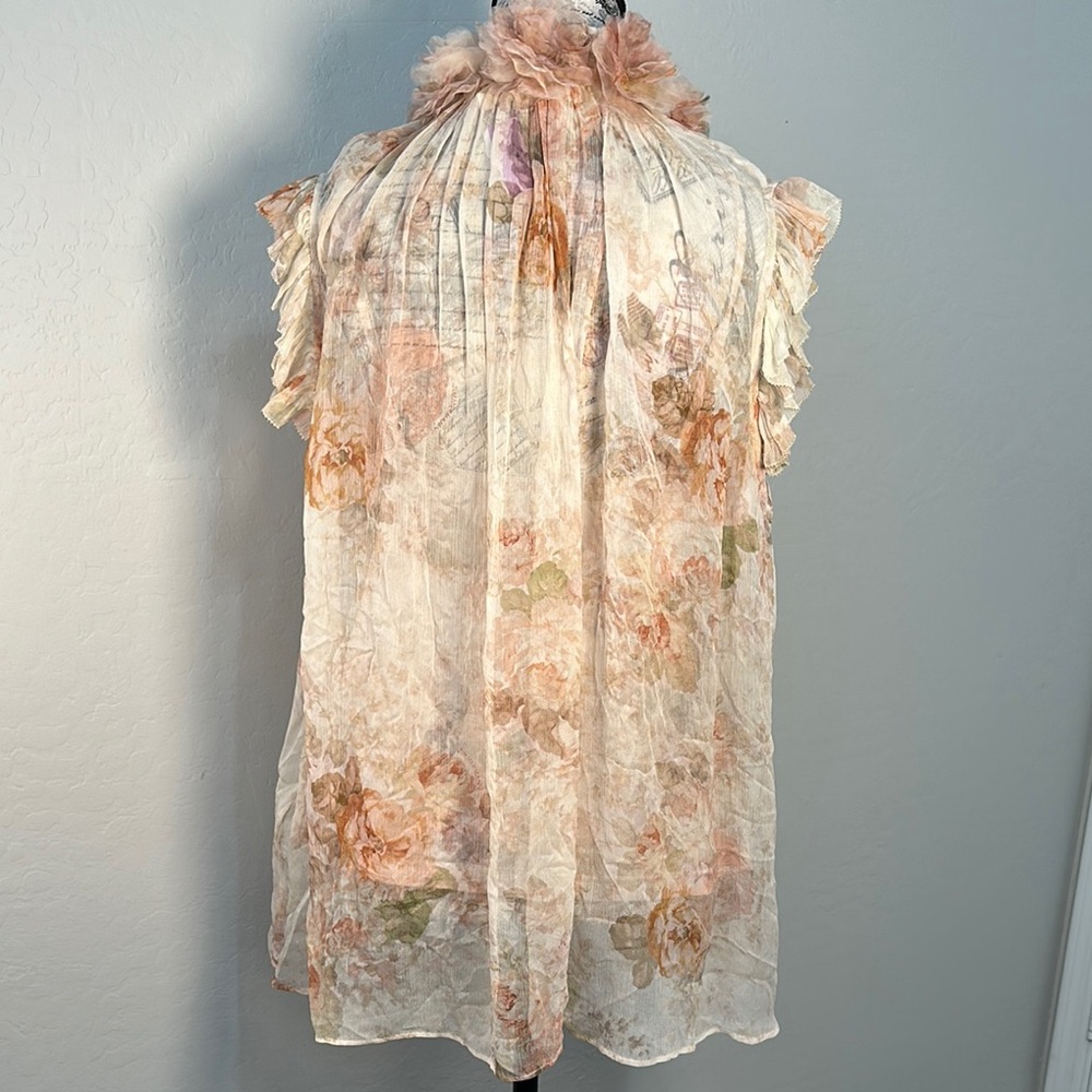 NWT Zimmermann Floral Ruffle Top - Picture 10 of 17